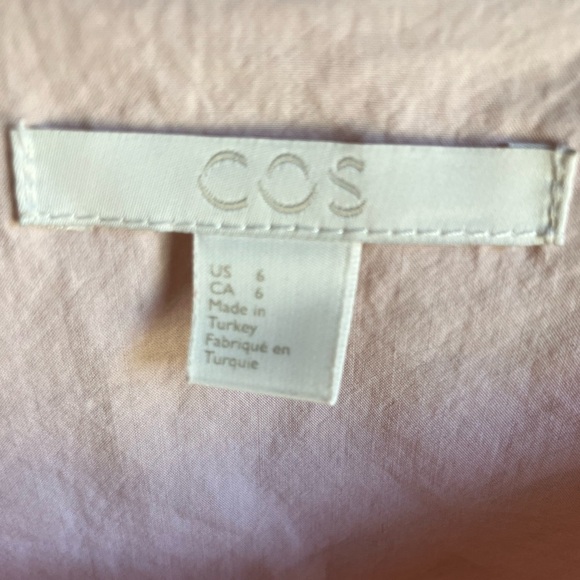 COS long sleeve petal pink blouse - Picture 6 of 9
